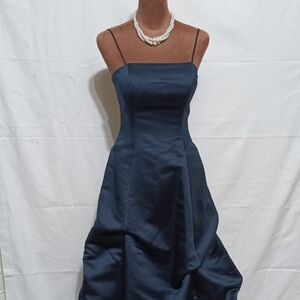 Wtoo Midnight Blue Formal Dress | Satin Evening Gown | Size 0